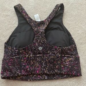 LULULEMON High Neck Align Bra in Marble Multi